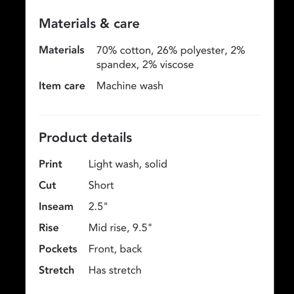 Blank NYC Sharlene Distressed Denim Shorts 14 NWT - Picture 7 of 7